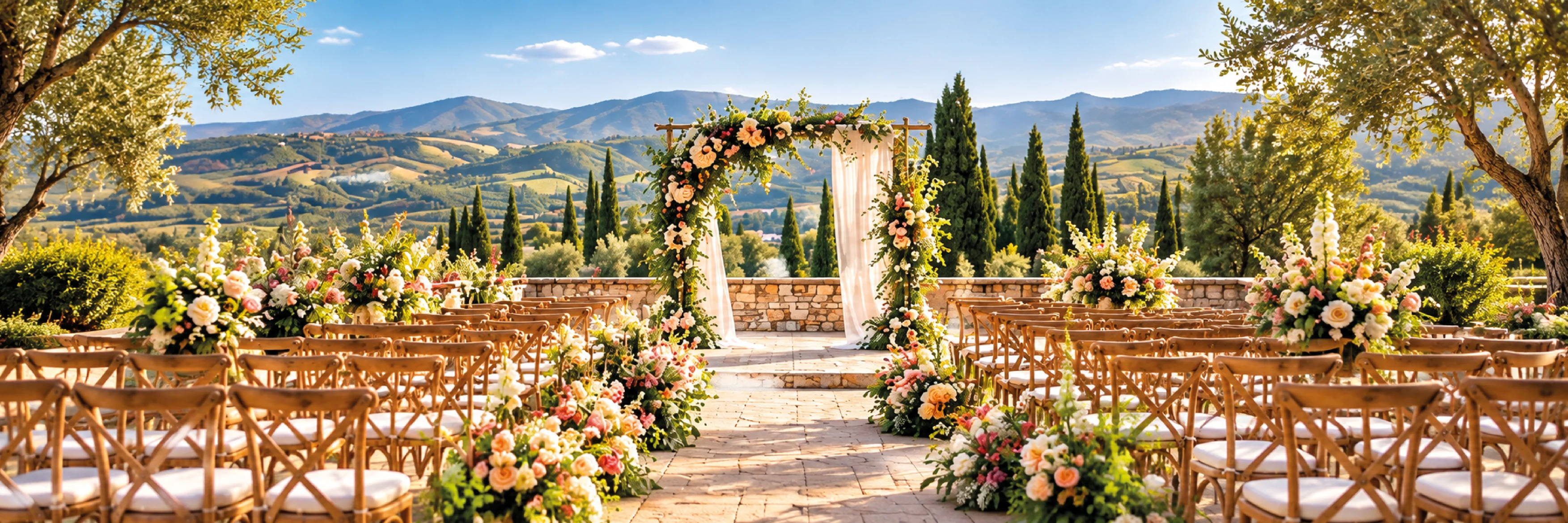Location per cerimonia di matrimonio all'aperto